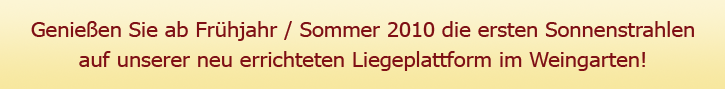 Neue Liegeplattform